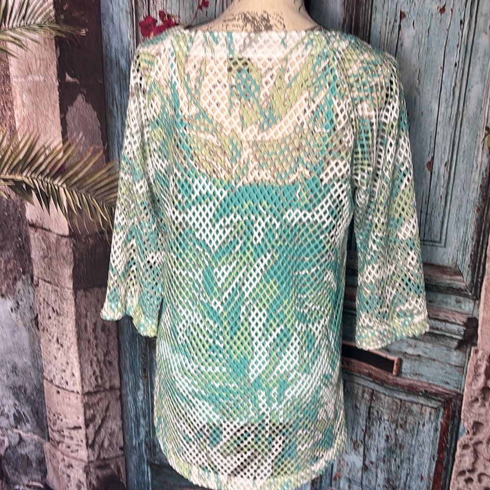 Multiples Mesh Tunic Top With Matching Tank Top, … - image 8